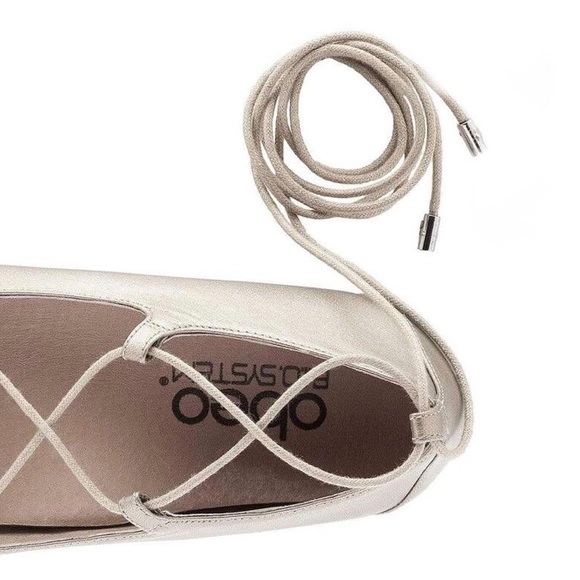 ABEO Tori Ballet Neutral Taupe Metallic New No Tag Only Tried On - Picture 8 of 13